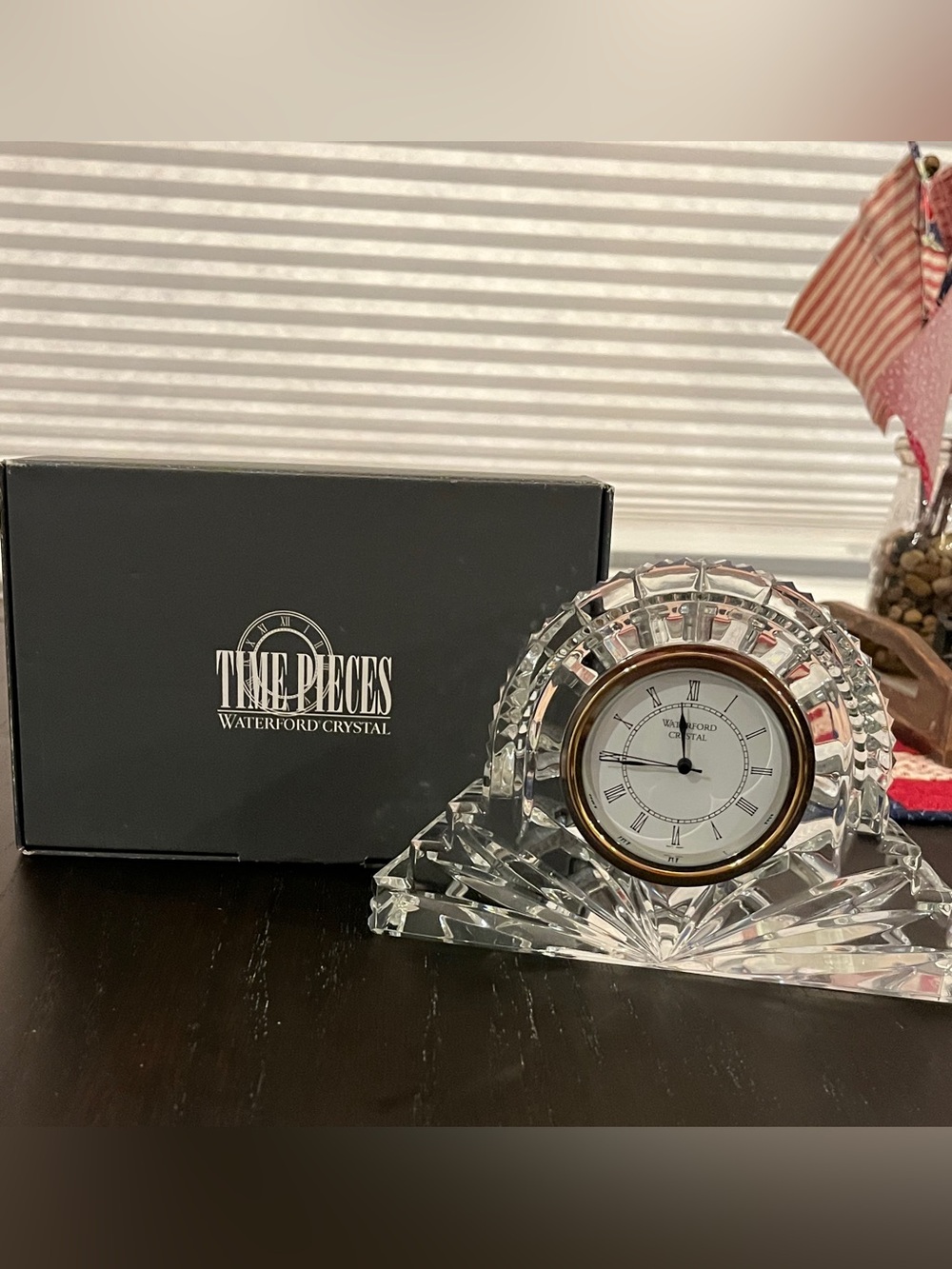 NIB Waterford Crystal Wharton Mantel Clock
